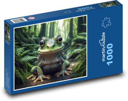 Žába - Puzzle 1000 dílků, rozměr 60x46 cm