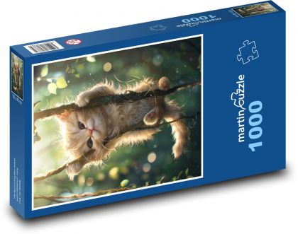 Cat  - Puzzle 1000 pieces, size 60x46 cm 