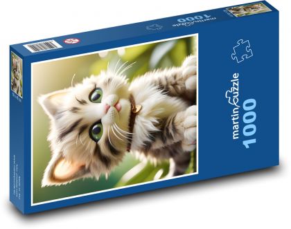 Kitten - Puzzle 1000 pieces, size 60x46 cm 