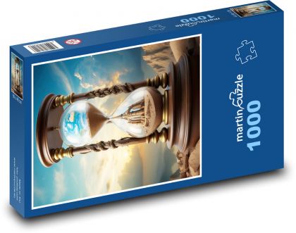 Presýpacie hodiny - Puzzle 1000 dielikov, rozmer 60x46 cm