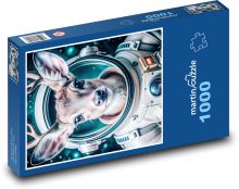 Jelen astronaut Puzzle 1000 dílků - 60 x 46 cm