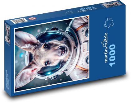 Kangur astronauta - Puzzle 1000 elementów, rozmiar 60x46 cm