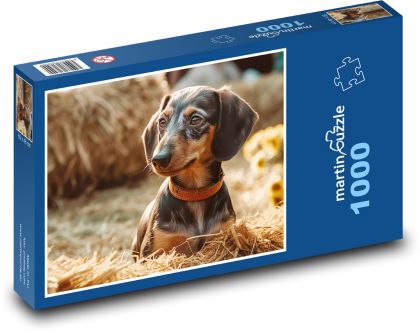 Hund - Dackel - Puzzle - 1000 Teile