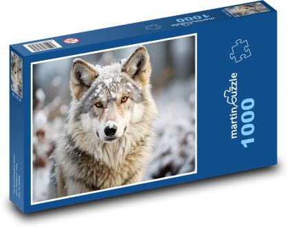 Schneewolf - Puzzle - 1000 Teile