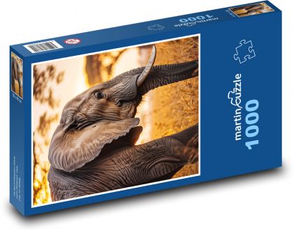 Slon - Puzzle 1000 dielikov, rozmer 60x46 cm