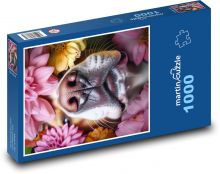 Čenich psa Puzzle 1000 dílků - 60 x 46 cm