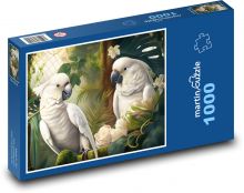 Kakadu - papagáje Puzzle 1000 dielikov - 60 x 46 cm
