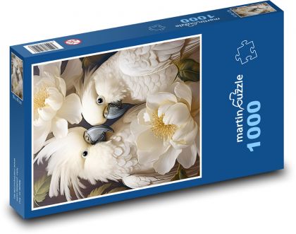 Papagei Kakadu. - Puzzle - 1000 Teile