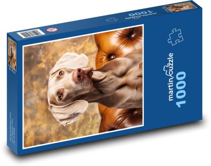 Výmarský ohař - pes - puzzle 1000 dílků