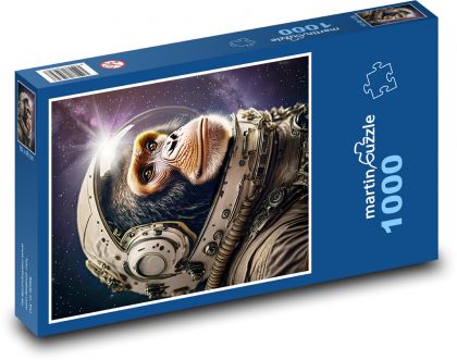 Astronautské opice - Puzzle 1000 dielikov, rozmer 60x46 cm