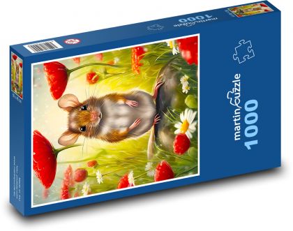 Myš Fantasy - Puzzle 1000 dielikov, rozmer 60x46 cm