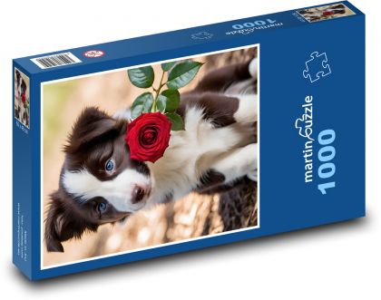 Border Collie - Welpe - Puzzle - 1000 Teile