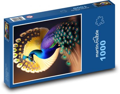 Fantasiepfau - Puzzle - 1000 Teile