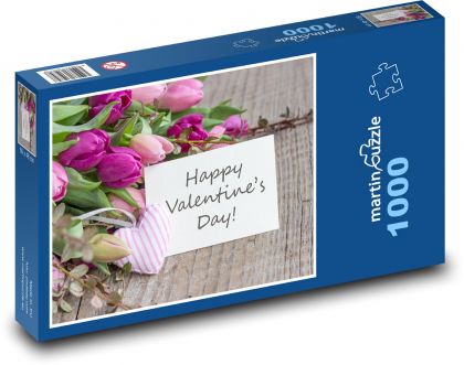 Valentinstagstulpen - Puzzle - 1000 Teile