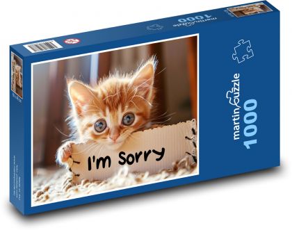 Kätzchen - Entschuldigung - Puzzle - 1000 Teile