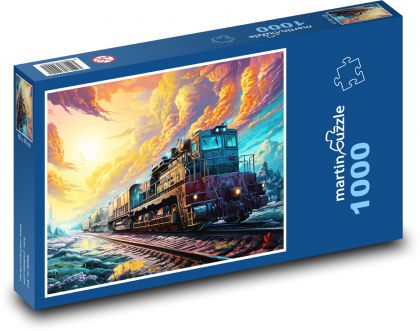Fantasy-Zug - Puzzle - 1000 Teile