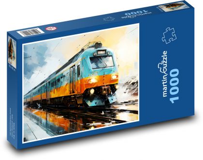 Vlak fantasy - puzzle 1000 dílků