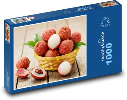 Liczi - owoce - Puzzle 1000 elementów, rozmiar 60x46 cm