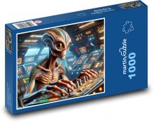 Mimozemšťan - scifi Puzzle 1000 dílků - 60 x 46 cm