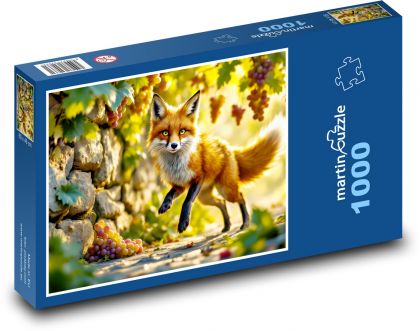 Lis - Puzzle 1000 elementów, rozmiar 60x46 cm