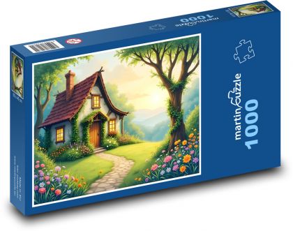 Chalupa - puzzle 1000 dílků