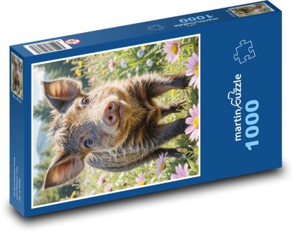 Kleines Schweinchen - Puzzle - 1000 Teile