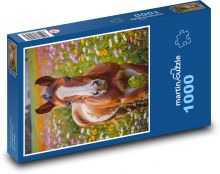 Poník - kôň Puzzle 1000 dielikov - 60 x 46 cm 