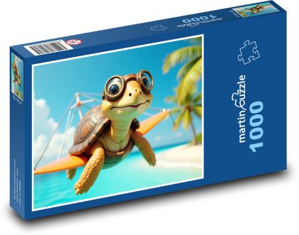 Żółw morski - Puzzle 1000 elementów, rozmiar 60x46 cm