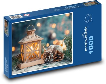 Lucerna se svíčkou - puzzle 1000 dílků