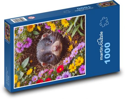 Krecik - Puzzle 1000 elementów, rozmiar 60x46 cm