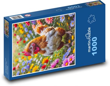 The Chicken - Puzzle 1000 pieces, size 60x46 cm 