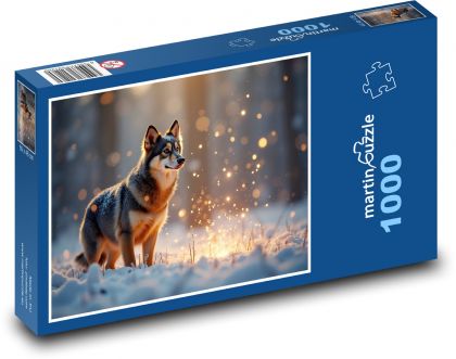 In the snow - Puzzle 1000 pieces, size 60x46 cm 