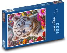 Mały tygrys Puzzle 1000 elementów - 60x46 cm