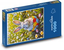 Velikonoční zajíček Puzzle 1000 dílků - 60 x 46 cm