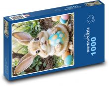 Osterei und Hase Puzzle 1000 Teile - 60 x 46 cm