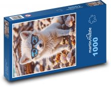 Liška v brýlích Puzzle 1000 - 60x46 cm