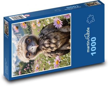 Sup v kvetoch - Puzzle 1000 dielikov, rozmer 60x46 cm