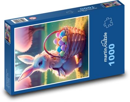 Velikonoční králíček - puzzle 1000 dílků