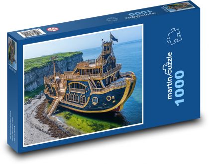 Loď na moři - puzzle 1000 dílků