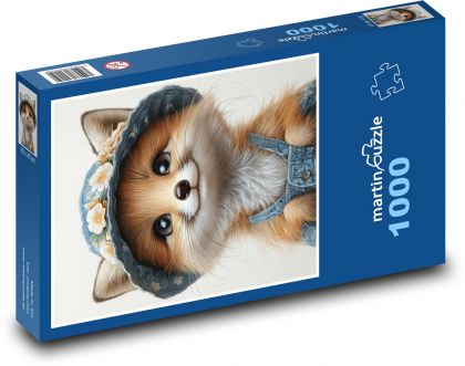 Ein Fuchs im Hut - Puzzle - 1000 Teile