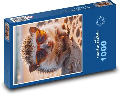 Igel in Brille - Puzzle - 1000 Teile