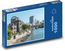 Hirošima - památník míru Puzzle 1000 dílků - 60 x 46 cm
