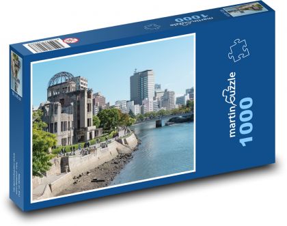 Hirošima - památník míru - Puzzle 1000 dílků, rozměr 60x46 cm