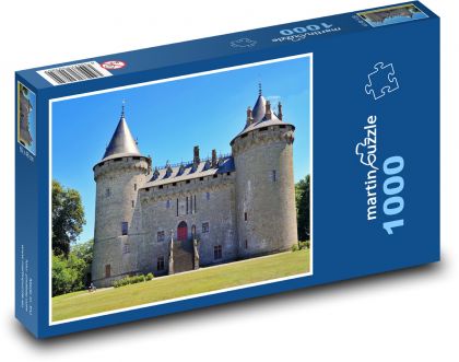 France - Combourg Castle - Puzzle 1000 pieces, size 60x46 cm 