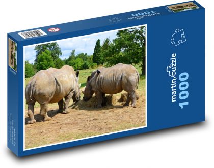 Nosorožci - puzzle 1000 dílků