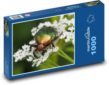 Brouk na rostlině - puzzle 1000 dílků