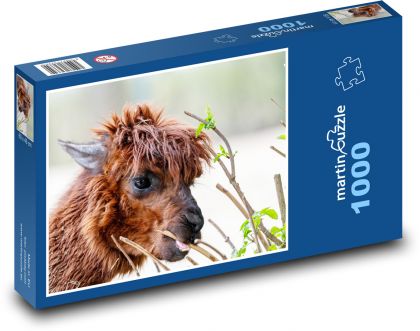Alpaka - Puzzle 1000 dielikov, rozmer 60x46 cm