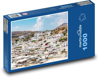 Lindos - Greece - Puzzle 1000 pieces, size 60x46 cm 