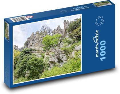 Provincie Malaga - Španělsko - Puzzle 1000 dílků, rozměr 60x46 cm