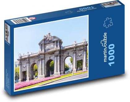 Madrid - Spain - Puzzle 1000 pieces, size 60x46 cm 